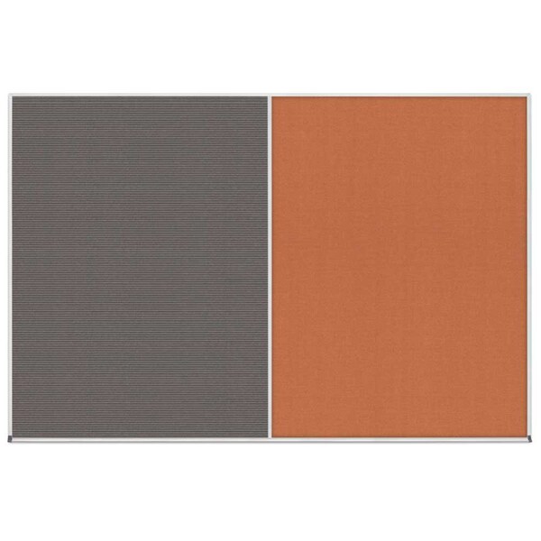Enclosed Corkboard, 1 Door, 48"x36", 4" Fra